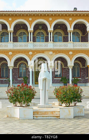 Nicosie, Chypre - 25 janvier 2019 : Palais de l'archevêque - résidence officielle et le bureau de l'archevêque de Chypre Banque D'Images