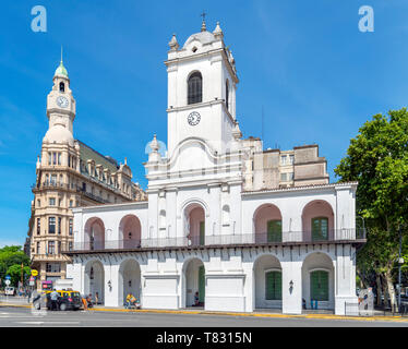 Buenos Aires Cabildo, Plaza de Mayo, Buenos Aires, Argentine Banque D'Images