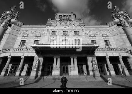 De l'extérieur du Théâtre Dramatique Royal, Strandvagern salon de la ville de Stockholm, Suède, Europe Banque D'Images