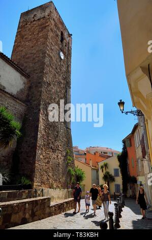 La France, Var, Saint Raphael, la sant rafeu ou l'église Saint-Pierre de Templiers dans la vieille ville, aujourd'hui Musée archéologique Banque D'Images