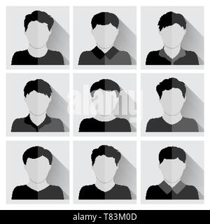 Vector set d'icônes personnes Illustration de Vecteur