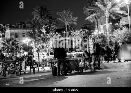 TRAPANI, ITALIE - 19-20 Aprile 2019 - Les mystères de Trapani est une longue procession de 24 heures avec vingt flotteurs de réalisme des scènes de la Passion Banque D'Images