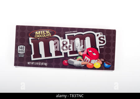 M & M's bonbons Chocolat au lait fort par Mars Banque D'Images