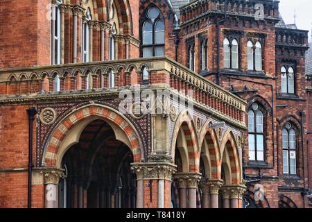 Leeds - ville du West Yorkshire, UK. Leeds General Infirmary hospital. Banque D'Images