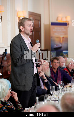 Robert Hutton au déjeuner littéraire Oldie 07/05/19 ; Banque D'Images