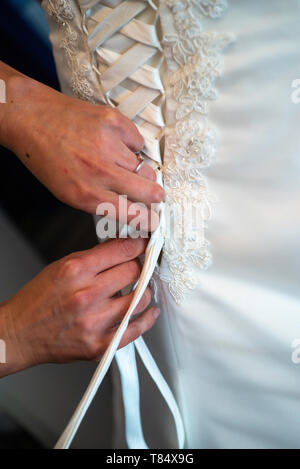 Cérémonie de mariage au Royaume-Uni Banque D'Images