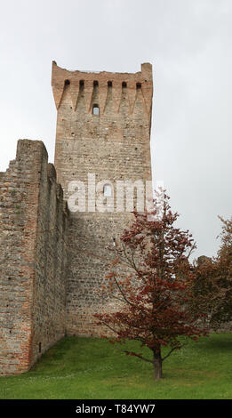 Este, PD, Italie - 29 Avril 2019 : tour du château médiéval dans la région de Veneto Banque D'Images