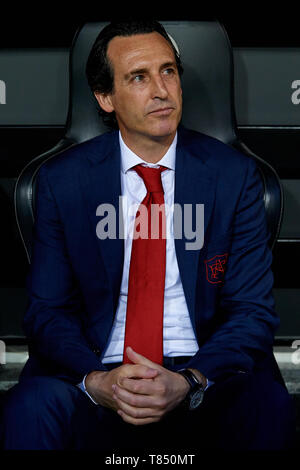 Valence, Espagne - 09 MAI : au cours de l'UEFA Europa League Semi finale deuxième match de jambe entre Valence et l'Arsenal, à l'Estadio Mestalla le 9 mai 2019 à Valence, en Espagne. (Photo de David Aliaga/MO Media) Banque D'Images