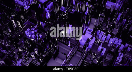 L'électronique et de l'industrie des semi-conducteurs comme une entreprise de l'avenir Banque D'Images