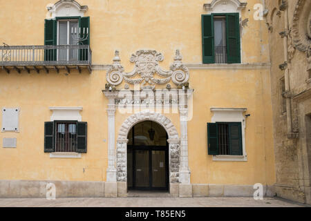 L'Italie, Matera, le Palazzo del Governo, governament Palace Banque D'Images