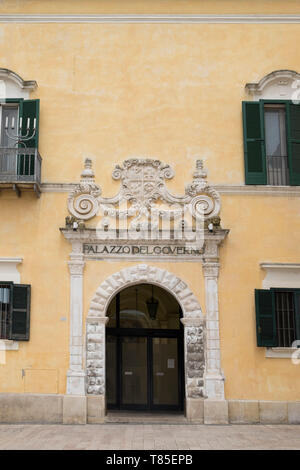 L'Italie, Matera, le Palazzo del Governo, governament Palace Banque D'Images