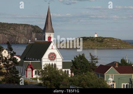 Trinité, Terre-Neuve, Canada - le 12 août 2018 : l'église anglicane Saint Paul's construit en 1894, dans la ville de Trinity. ( Ryan Carter ) Banque D'Images