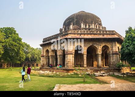 L'Inde, New Delhi, Lodi (ou jardins Lodhi), tombe de Sikandar Lodi (16ème siècle) Banque D'Images