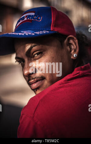 Portrait de la rue pris à Philadelphie en Pennsylvanie, Banque D'Images