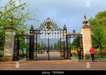Porte piétonne de Regents Park Banque D'Images