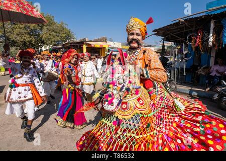 L'Inde, du Rajasthan, Bundi, Bundi Utsava festival tous les ans en novembre Banque D'Images