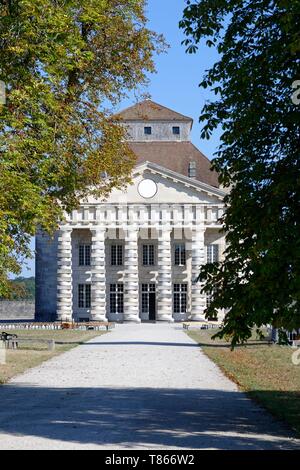 France, Doubs, Arc et Senans, la saline royale d'Arc et Senans, inscrite au Patrimoine Mondial de l'UNESCO Banque D'Images