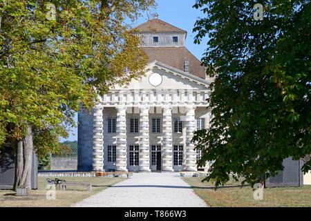 France, Doubs, Arc et Senans, la saline royale d'Arc et Senans, inscrite au Patrimoine Mondial de l'UNESCO Banque D'Images