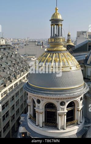 France, Paris, boulevard Haussmann, Printemps departement store Banque D'Images