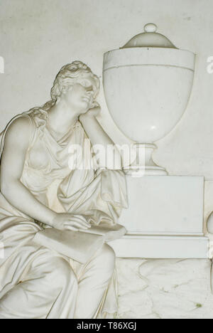 Détail du monument à Anna Maria Tollemache Banque D'Images