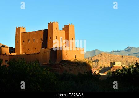 Le Maroc, Haut Atlas, vallée du Dadès, La Kasbah Ait Youl Banque D'Images