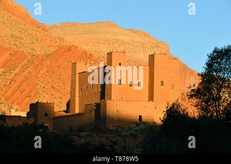 Le Maroc, Haut Atlas, vallée du Dadès, La Kasbah Ait Youl Banque D'Images