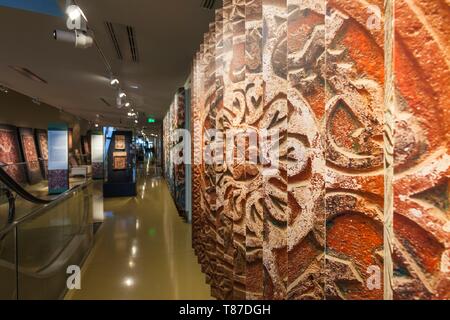 L'Azerbaïdjan, Bakou, Bulvar Promenade, musée de tapis, de l'intérieur Banque D'Images