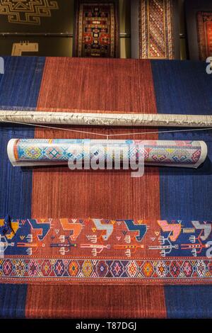 L'Azerbaïdjan, Bakou, Bulvar Promenade, musée de tapis, de l'intérieur Banque D'Images