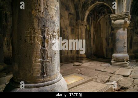 L'Arménie, Canyon Débède, Sanahin, Sanahin Monastère, 10e siècle, de l'intérieur Banque D'Images