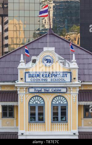 Thaïlande, Bangkok, Silom Area, école de cuisine Thai Blue Elephant Banque D'Images