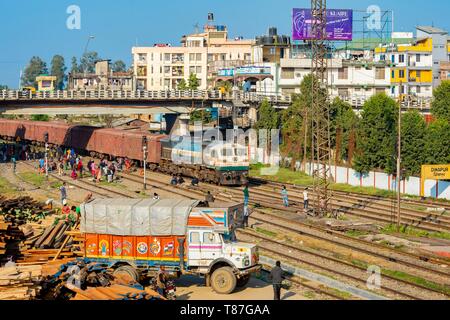 L'Inde, Nagaland, Jodhpur, la gare ferroviaire Banque D'Images