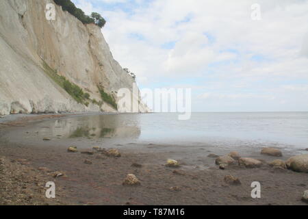 Mön. Juin-12-2017. Klint Möta sur l'île Mön. Danemark Banque D'Images