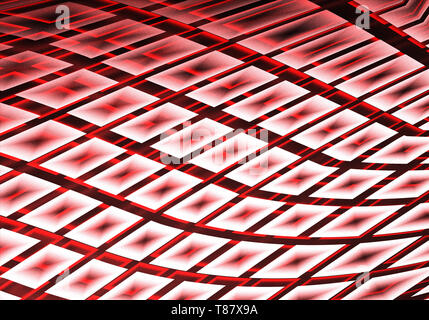 Résumé arrière-plan dynamique couleur avec effet d'éclairage. Spirale de la fractale. L'art fractal Banque D'Images