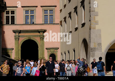 Château Royal de Wawel, Cracovie, Pologne, Banque D'Images