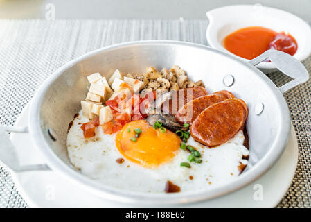Thai Egg poêle Banque D'Images
