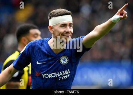 Jorginho de Chelsea - Chelsea v Watford, Premier League, Stamford Bridge, Londres - 5 mai 2019 Editorial N'utilisez que des restrictions s'appliquent - DataCo Banque D'Images