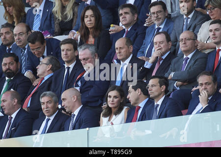 Grenade, Andalousie, espagne. Le 11 mai, 2019. Reine Letizia d'Espagne assiste à la finale de la Copa de la Reina de los nuevos Carmenes Stadium le 12 mai 2019 à Grenade, Espagne Crédit : Jack Abuin/ZUMA/Alamy Fil Live News Banque D'Images