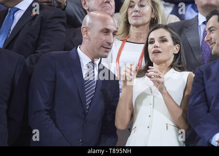 Grenade, Andalousie, espagne. Le 11 mai, 2019. Reine Letizia d'Espagne assiste à la finale de la Copa de la Reina de los nuevos Carmenes Stadium le 12 mai 2019 à Grenade, Espagne Crédit : Jack Abuin/ZUMA/Alamy Fil Live News Banque D'Images