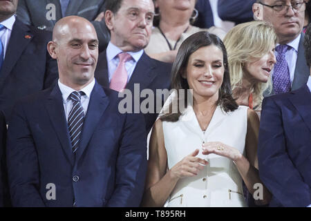 Grenade, Andalousie, espagne. Le 11 mai, 2019. Reine Letizia d'Espagne assiste à la finale de la Copa de la Reina de los nuevos Carmenes Stadium le 12 mai 2019 à Grenade, Espagne Crédit : Jack Abuin/ZUMA/Alamy Fil Live News Banque D'Images