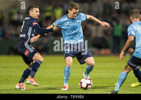 Sydney, Australie. 12 mai, 2019. Brandon O'Neill de Sydney FC au cours de l'attaque d'une Hyundai-Ligue 2 match de demi-finale entre Sydney et Melbourne Victory FC Netstrata au stade du Jubilé, Sidney, Australie, le 12 mai 2019. Photo de Peter Dovgan. Usage éditorial uniquement, licence requise pour un usage commercial. Aucune utilisation de pari, de jeux ou d'un seul club/ligue/dvd publications. Credit : UK Sports Photos Ltd/Alamy Live News Banque D'Images