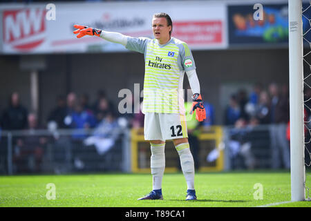 Paderborn, Allemagne. 12 mai, 2019. Gardien Tom Mickel (HSV Hambourg Hambourg Hambourg). GES/Soccer/2ème Bundesliga : SC Paderborn - Hamburger SC, 12.05.2019 Football/soccer : 2ème ligue : SC Paderborn vs HSV Hamburg Hamburg Hamburg, paderborn, le 12 mai 2019 | Conditions de crédit dans le monde entier : dpa/Alamy Live News Banque D'Images