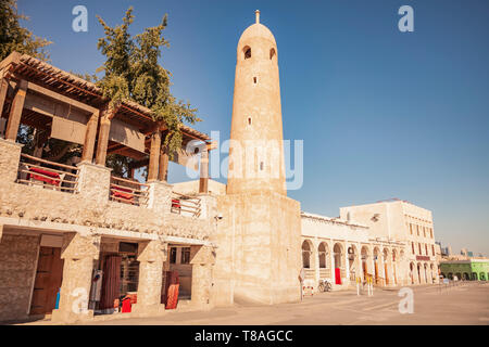 Souq Waqif à Doha. Doha, Qatar, Ad-Dawhah. Banque D'Images