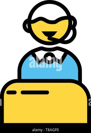 L'icône de support- support vecteur icône Éditable pour site web et applications mobiles. Illustration de Vecteur