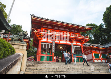 Japon - Kyoto,oct,14,2018:yasaka est un lieu célèbre à Kyoto au Japon, de nombreux peuples autochtones viennent ici tous les jours. Banque D'Images