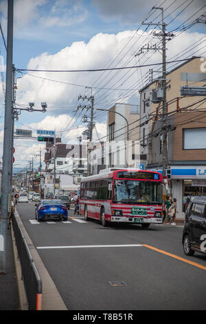 Japon - Kyoto,oct,14,2018:rue à Kyoto au Japon, Kyoto est une ville célèbre voyageant dans le monde entier. Banque D'Images