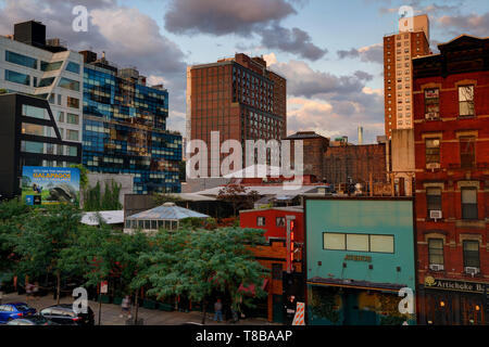 10e Avenue, Manhattan, New York. Banque D'Images