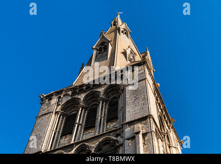 La flèche de l'église St Mary's Church, Stamford, Lincolnshire, EnglandT Banque D'Images