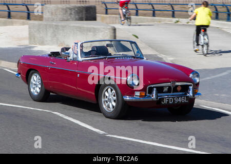 BGT MG Midget 1972 coupé rouge Banque D'Images