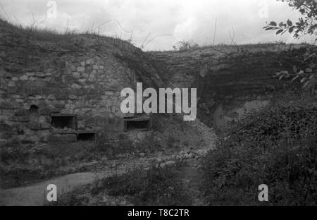 2. Weltkrieg in Europa - Bunker im Gebrauch der deutschen Wehrmacht // 2ème Guerre Mondiale en Europe - Bunker utilisé par l'Armée de Germisay / / Wehrmacht Heer Banque D'Images