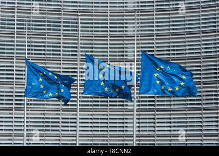 Brüssel, Europaviertel, Commission européenne, Berlaymont-Gebäude 1963 bis 1967 erbaute Das dans Berlaymont-Gebäude Brüssel ist der Sitz der Europäisch Banque D'Images